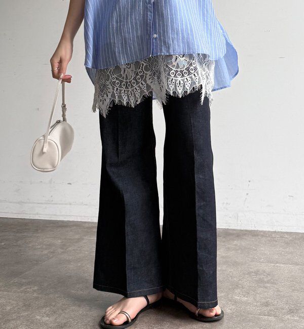  「ルーズフレアデニム」|デニム|