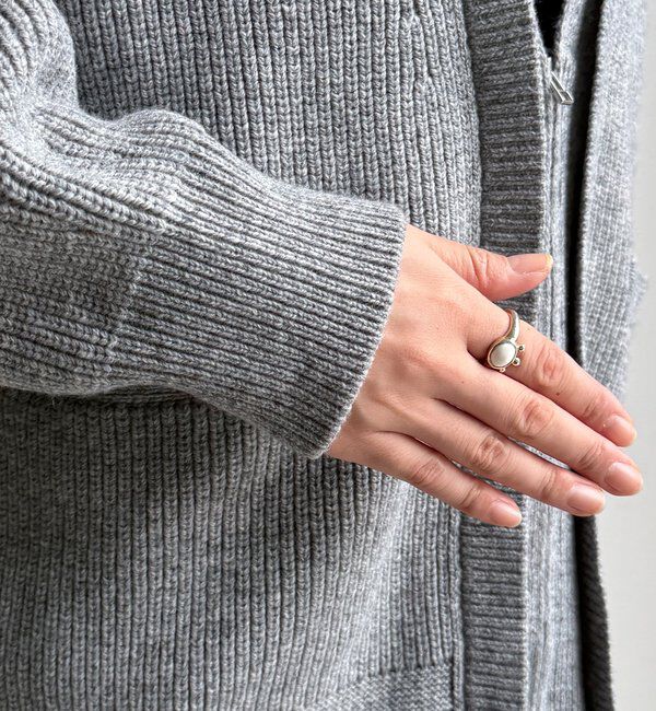  「ジップニットカーディガン」|カーディガン|