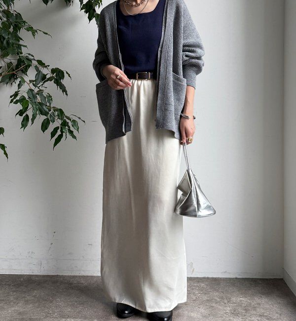  「ジップニットカーディガン」|カーディガン|