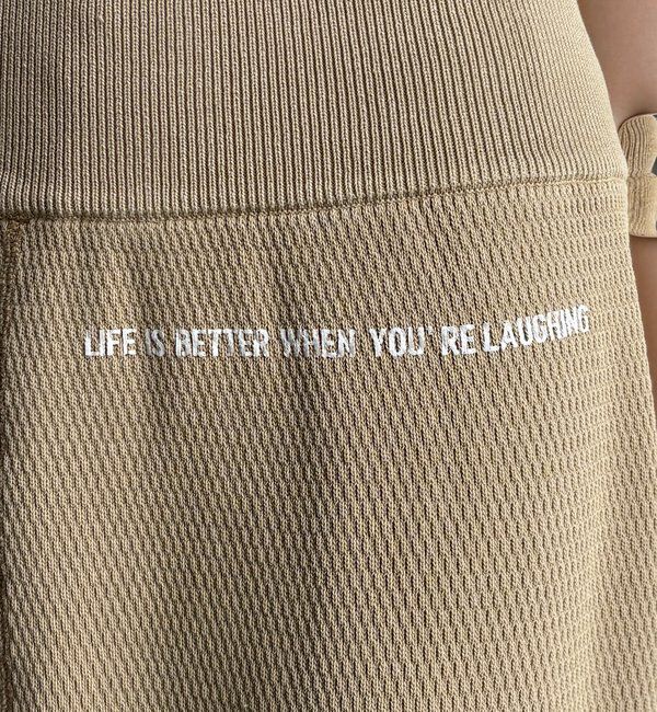  「【セットアップ可能】ハニカムワッフル編みニットスカート」|スカート|