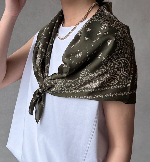  「ペイズリー柄スカーフ」|マフラー|