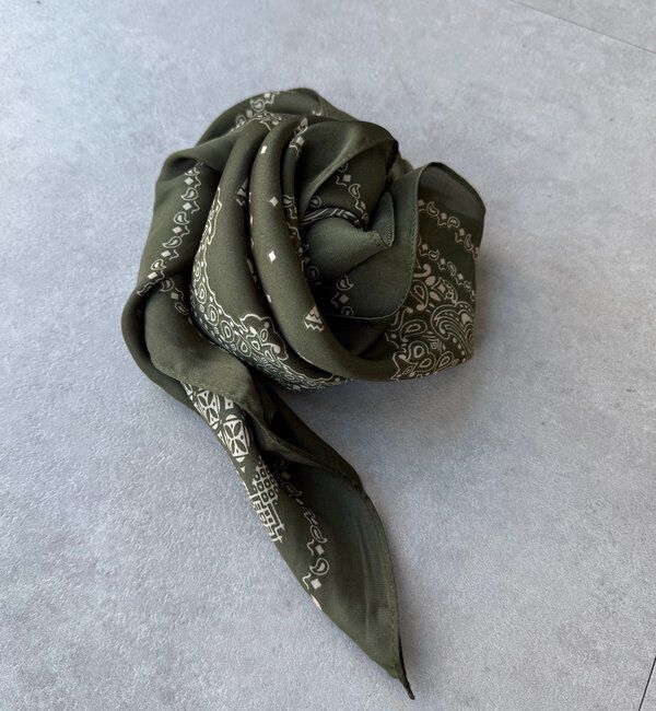  「ペイズリー柄スカーフ」|マフラー|