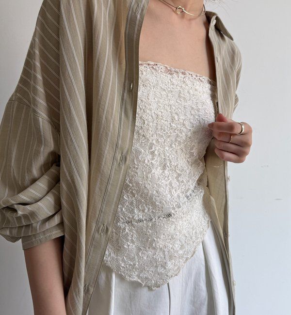  「レースマグネット付スカーフ」|マフラー|