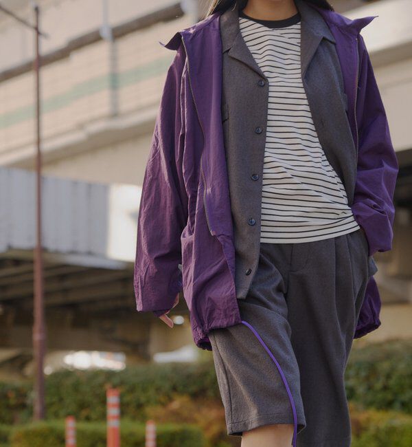  「【WHIMSIC】ナイロンジップフーディー」|ブルゾン・スタジャン|