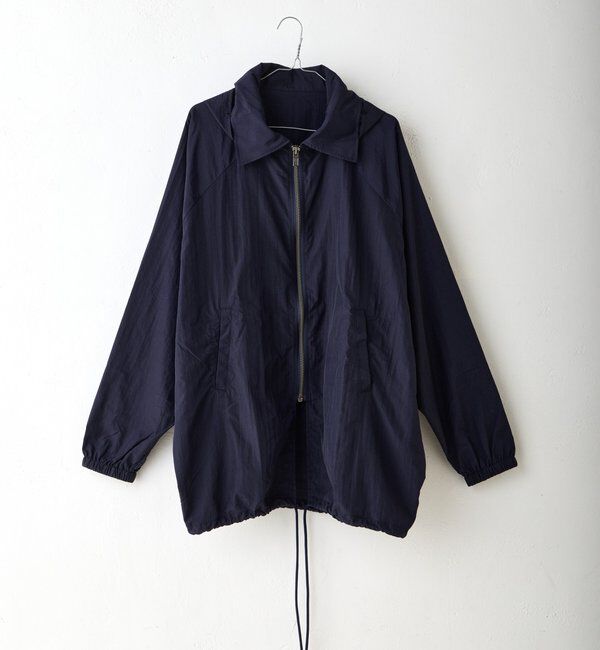 「【WHIMSIC】ナイロンジップフーディー」|ブルゾン・スタジャン|ネイビー