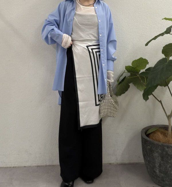  「【MANAKAコラボ】スカーフセットシャツ」|シャツ・ブラウス|