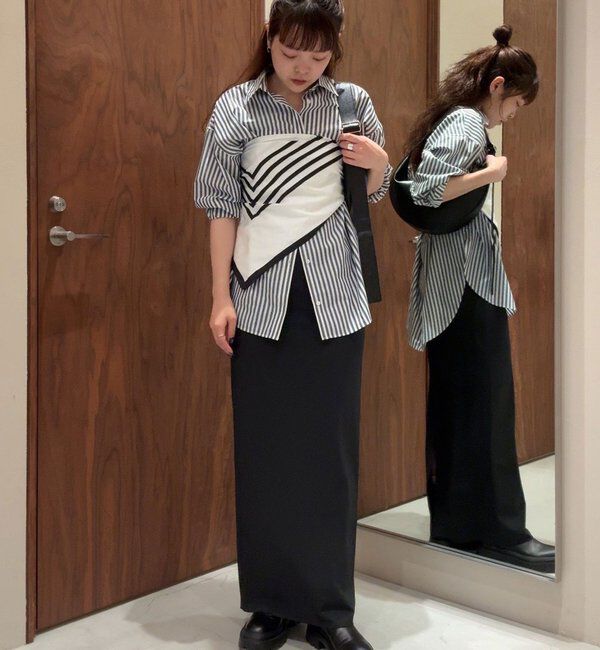  「【MANAKAコラボ】スカーフセットシャツ」|シャツ・ブラウス|