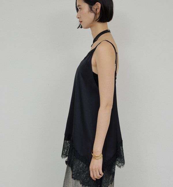  「【＋1で新鮮コーデ】レースキャミチュニック」|シャツ・ブラウス|