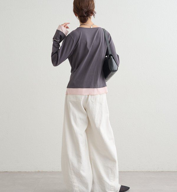  「配色カットソー」|Tシャツ・カットソー|