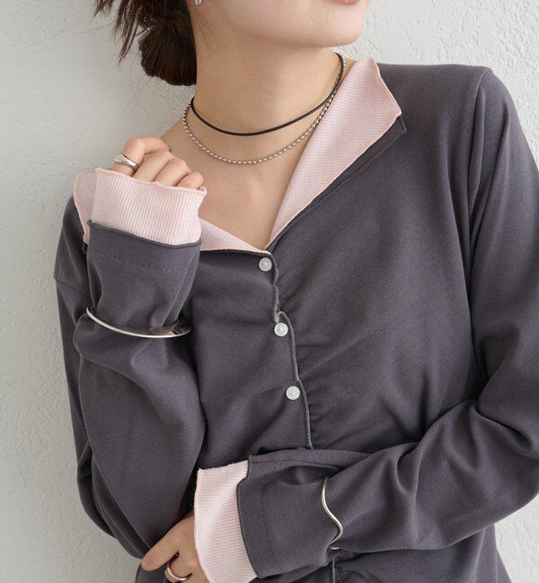  「配色カットソー」|Tシャツ・カットソー|