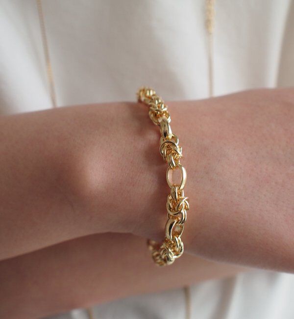  「【GALENA/ガレナ】デザインチェーンブレス」|ブレスレット・バングル|