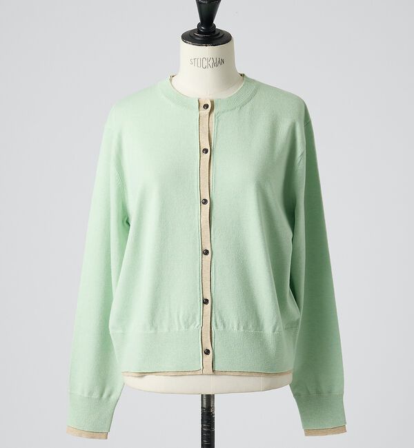 collex「バイカラーコンパクトカーディガン」|カーディガン|