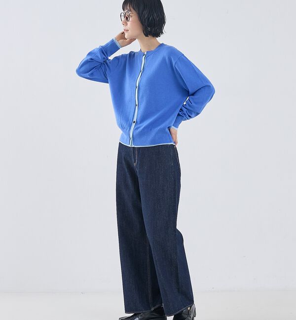 collex「バイカラーコンパクトカーディガン」|カーディガン|