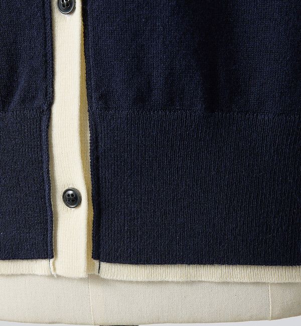 collex「バイカラーコンパクトカーディガン」|カーディガン|