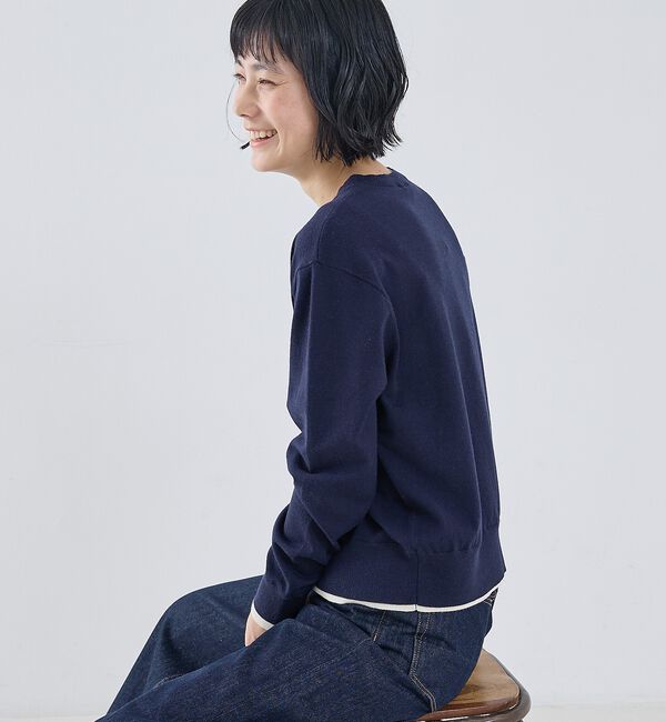 collex「バイカラーコンパクトカーディガン」|カーディガン|