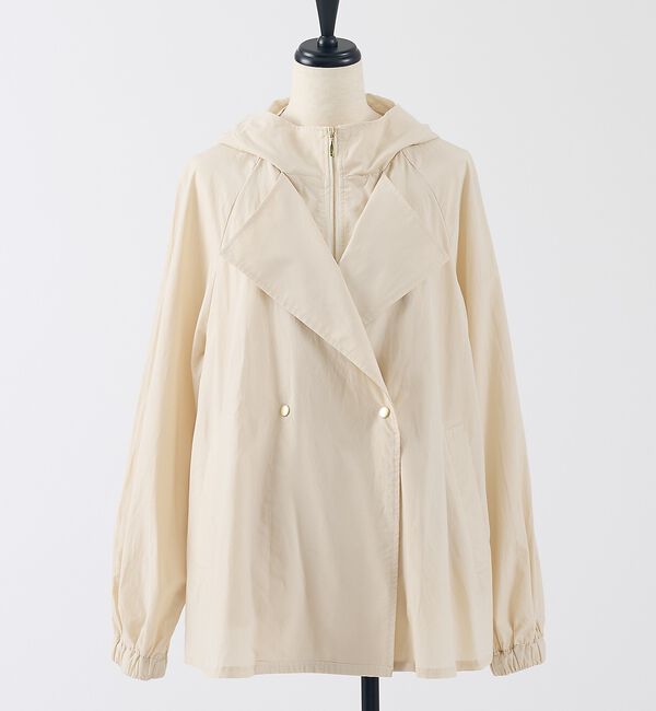 collex「レイヤード風ジップアップコート」|ブルゾン・スタジャン|