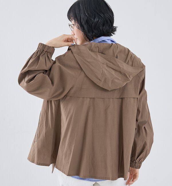 collex「レイヤード風ジップアップコート」|ブルゾン・スタジャン|