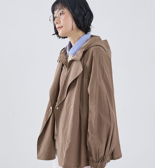 collex「レイヤード風ジップアップコート」|ブルゾン・スタジャン|