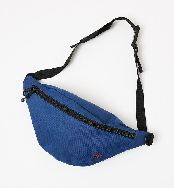 ABAHOUSE「【MEI / メイ】ロゴ刺繍-STANDARD MOON SHOULDER」|ショルダー・メッセンジャー|ネイビー