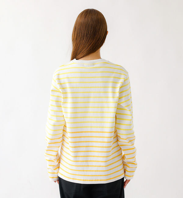 ABAHOUSE「BARBARIAN 12ozHEAVY WEIGHT CREW LONG/ボーダ」|Tシャツ・カットソー|