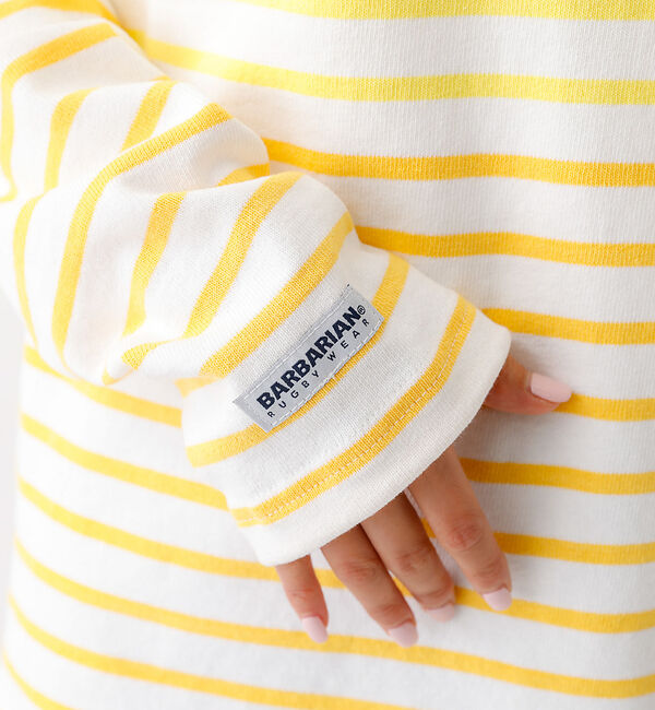 ABAHOUSE「BARBARIAN 12ozHEAVY WEIGHT CREW LONG/ボーダ」|Tシャツ・カットソー|