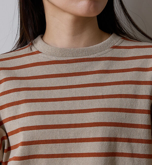 ABAHOUSE「BARBARIAN 12ozHEAVY WEIGHT CREW LONG/ボーダ」|Tシャツ・カットソー|