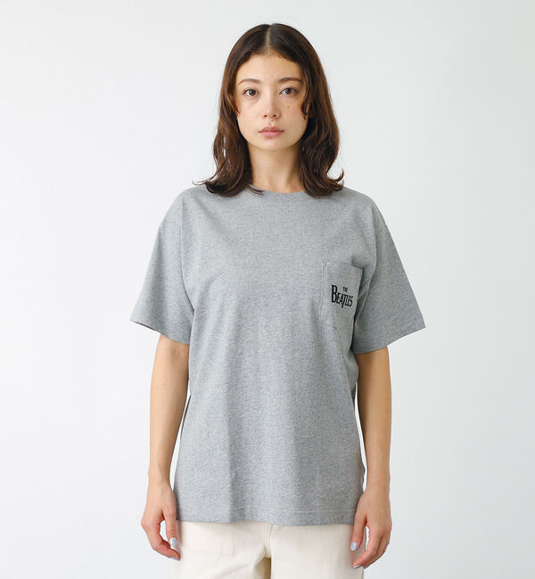 Rouge vif「【JOHNBULL/ジョンブル】The Beatles ワンポイントロゴTシャツ」|Tシャツ・カットソー|