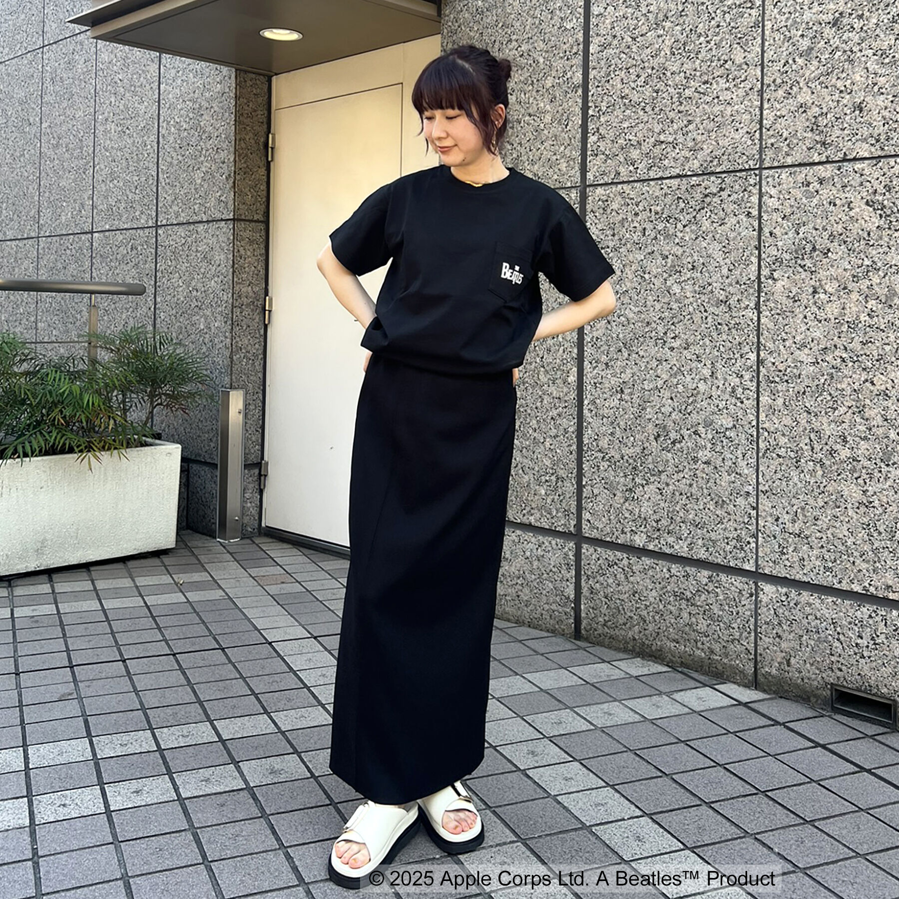 Rouge vif「【JOHNBULL/ジョンブル】The Beatles ワンポイントロゴTシャツ」|Tシャツ・カットソー|