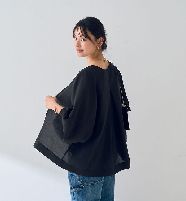 Rouge vif「はおりシアーシャツジャケット」|シャツ・ブラウス|