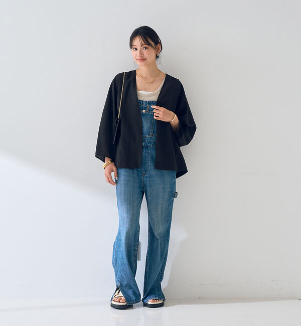 Rouge vif「はおりシアーシャツジャケット」|シャツ・ブラウス|