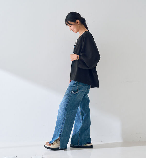 Rouge vif「はおりシアーシャツジャケット」|シャツ・ブラウス|