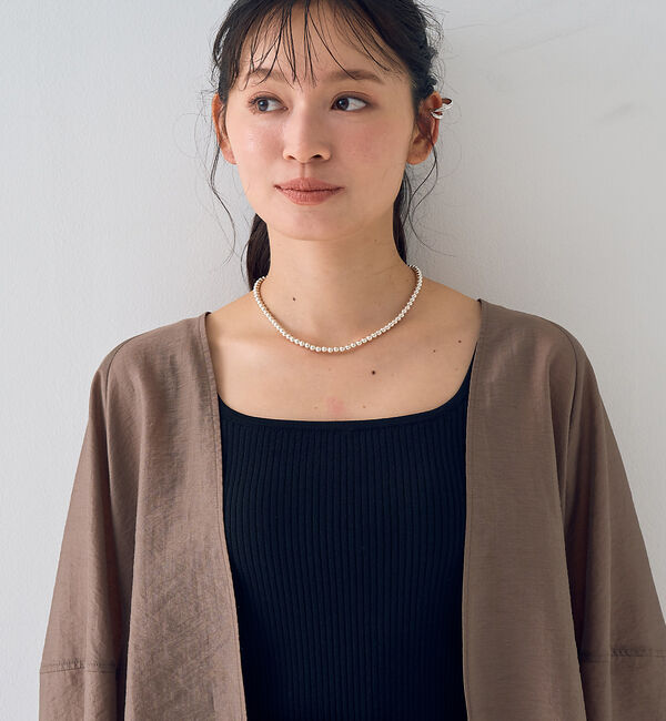 Rouge vif「はおりシアーシャツジャケット」|シャツ・ブラウス|