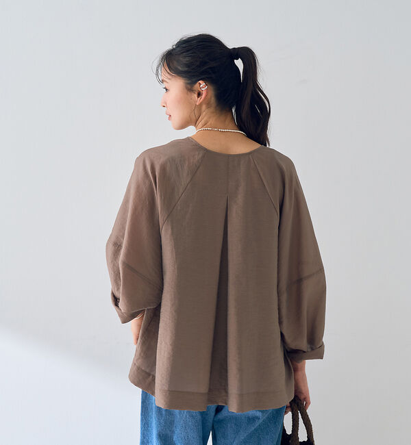 Rouge vif「はおりシアーシャツジャケット」|シャツ・ブラウス|