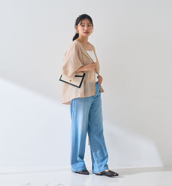 Rouge vif「はおりシアーシャツジャケット」|シャツ・ブラウス|