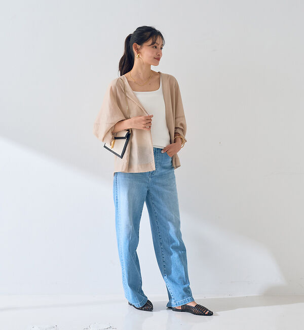 Rouge vif「はおりシアーシャツジャケット」|シャツ・ブラウス|