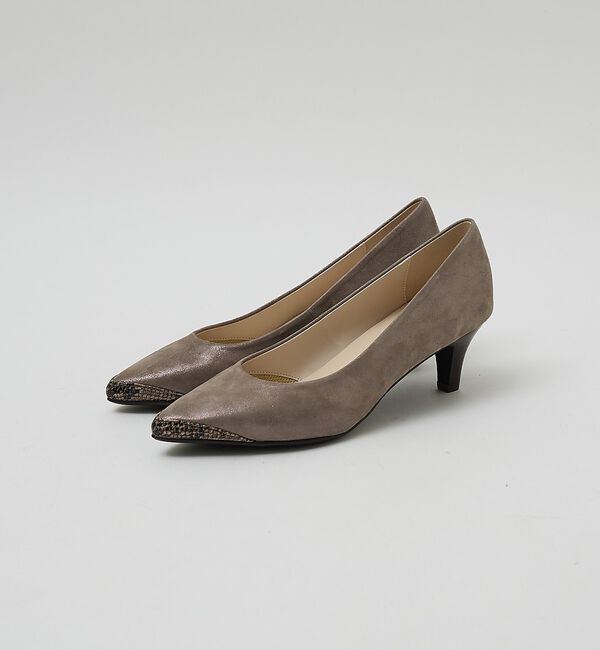 AU BANNISTER「【復活！伝説のベストセラー】ポインテッドラインパンプス」|パンプス|ブロンズ