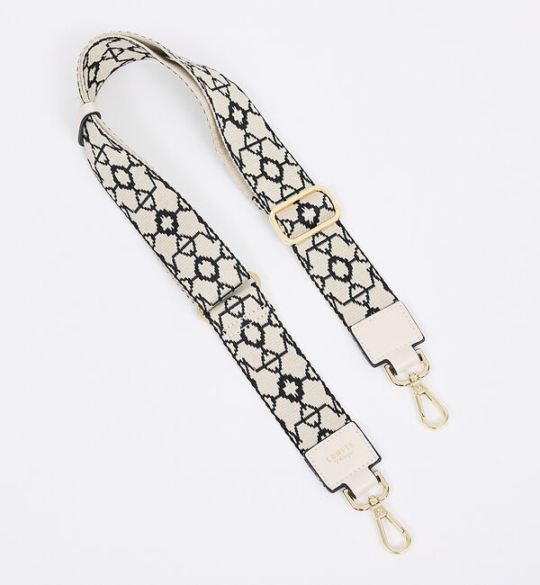 LOWELL things「【単品】テープショルダー/オリジナル柄（ゴールド金具）」|その他|アイボリー