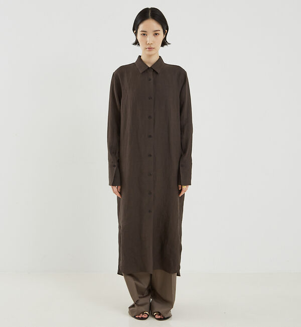 The Store by C' 「【COCUCA】リネンシャツワンピース」|ワンピース|