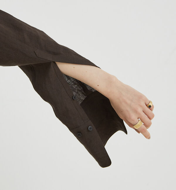 The Store by C' 「【COCUCA】リネンシャツワンピース」|ワンピース|