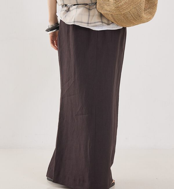 The Store by C' 「【COCUCA】リネンストレートスカート」|スカート|