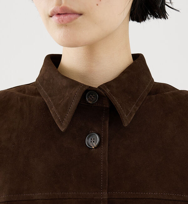 The Store by C' 「【METHODE】NINA in SUEDE／スエードシャツ」|シャツ・ブラウス|