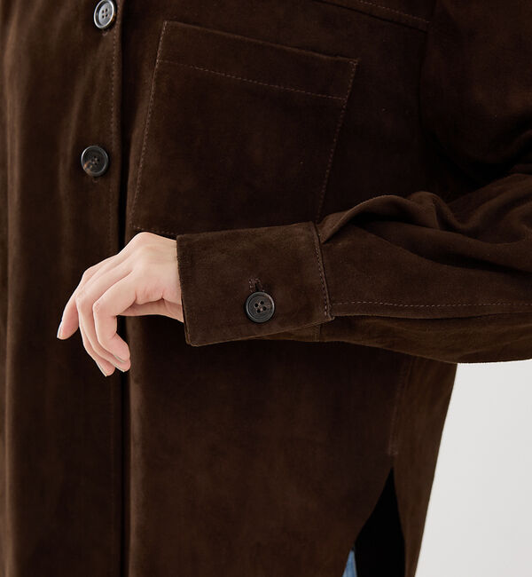The Store by C' 「【METHODE】NINA in SUEDE／スエードシャツ」|シャツ・ブラウス|