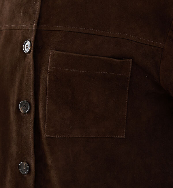 The Store by C' 「【METHODE】NINA in SUEDE／スエードシャツ」|シャツ・ブラウス|