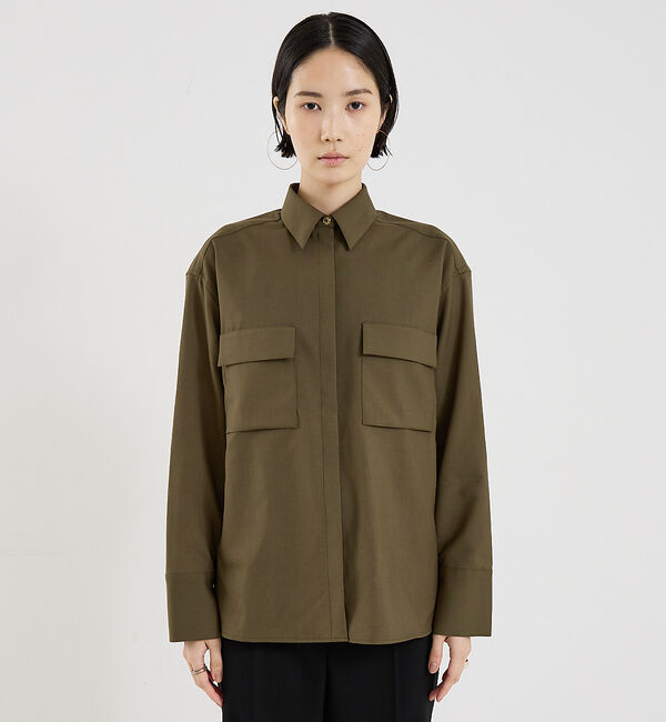 The Store by C' 「【COCUCA】比翼ベーシックシャツ」|シャツ・ブラウス|