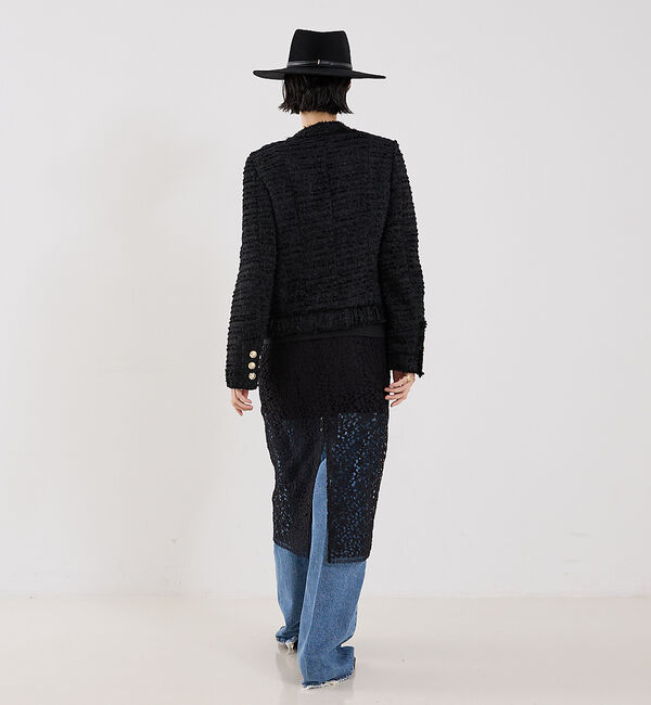 The Store by C' 「【MARIA McMANUS】Lace Ruchesd Skirt／レースルーシ」|スカート|