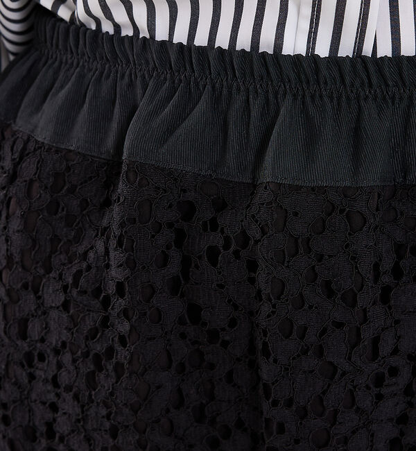 The Store by C' 「【MARIA McMANUS】Lace Ruchesd Skirt／レースルーシ」|スカート|