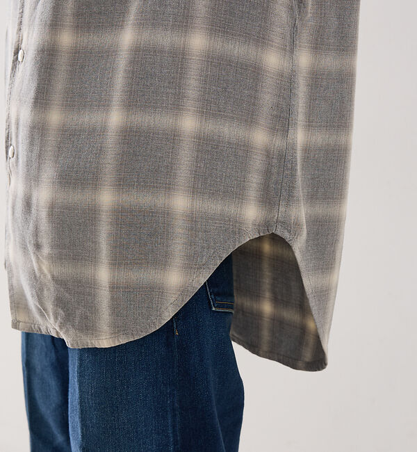The Store by C' 「【REMI RELIEF】【別注】レーヨンツイルチェックシャツ」|シャツ・ブラウス|