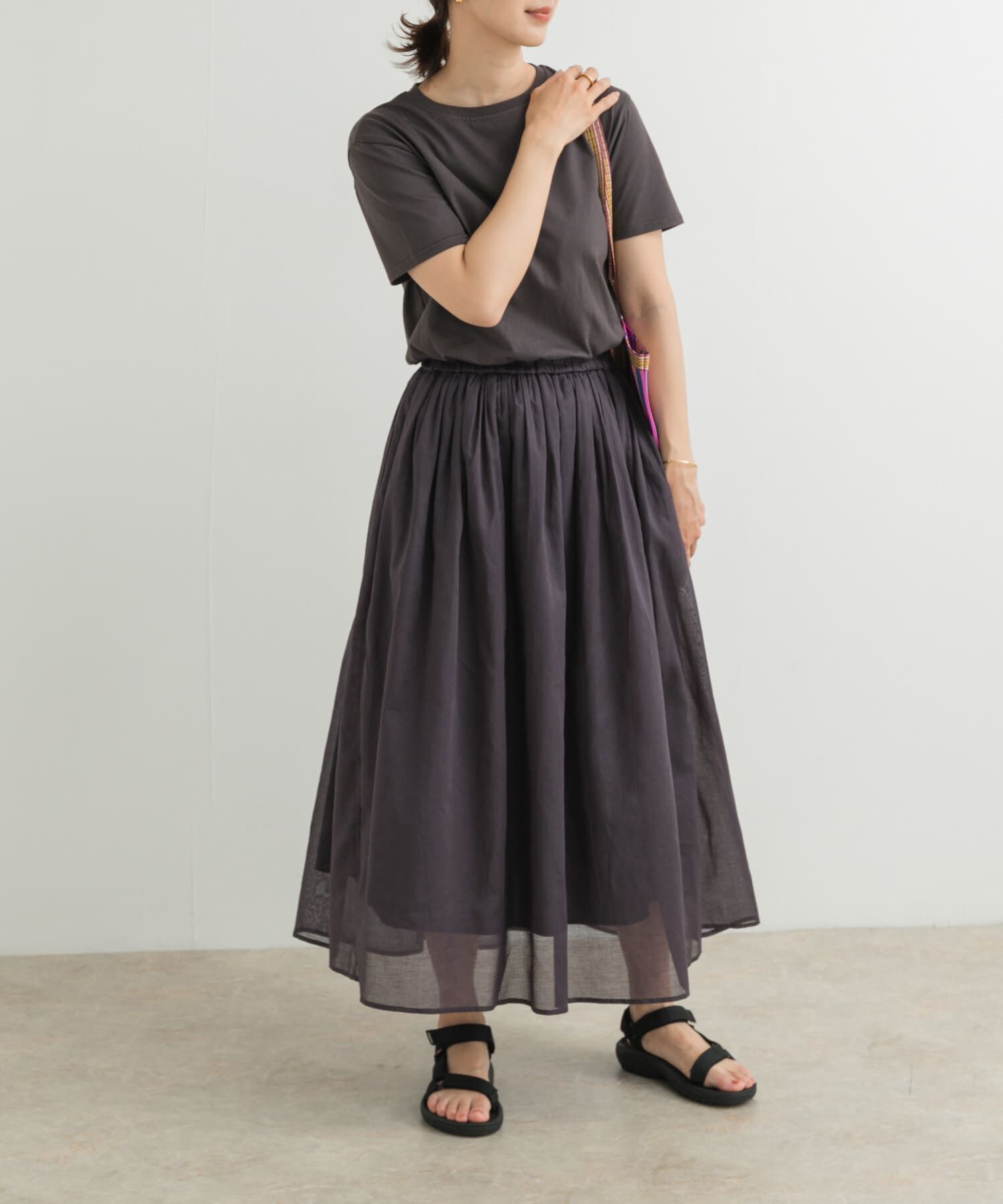 URBAN RESEARCH DOORS「『UR TECH』ボイルカットドッキングワンピース」|ワンピース|