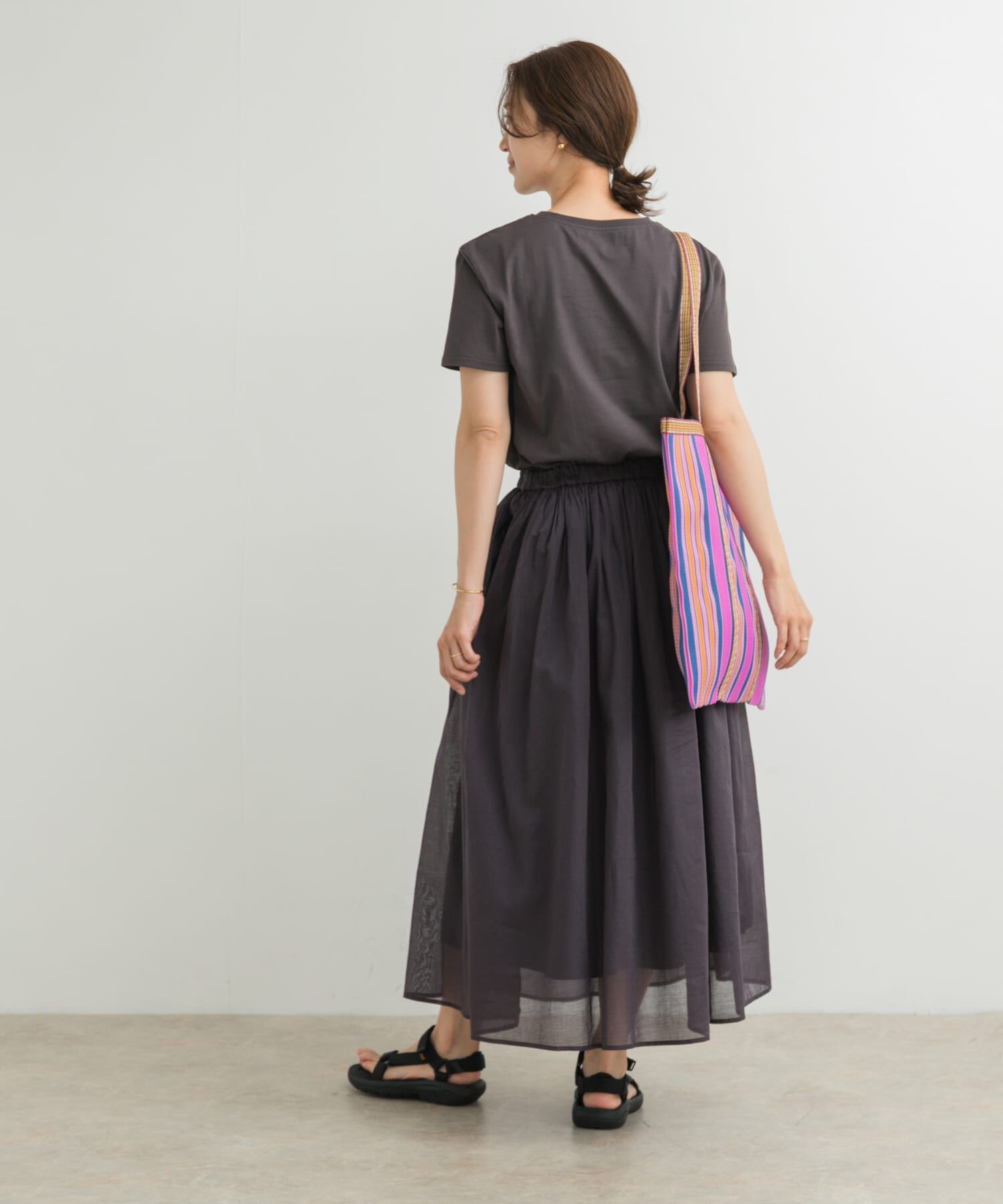 URBAN RESEARCH DOORS「『UR TECH』ボイルカットドッキングワンピース」|ワンピース|