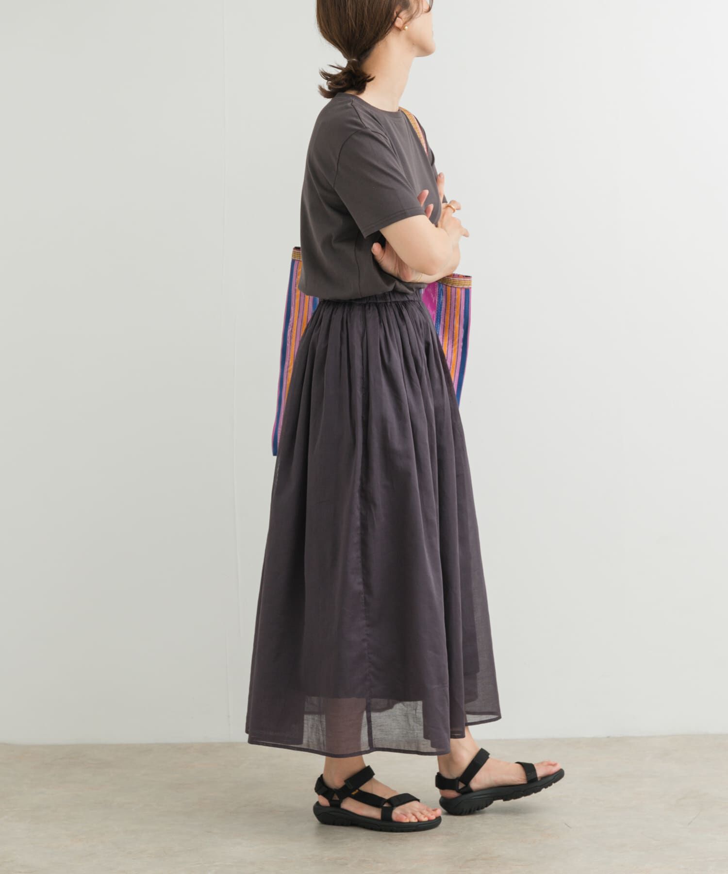 URBAN RESEARCH DOORS「『UR TECH』ボイルカットドッキングワンピース」|ワンピース|